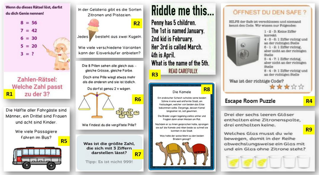 Denksport - Rätsel Kaleidoskop - mit viel Informatikbezug ...