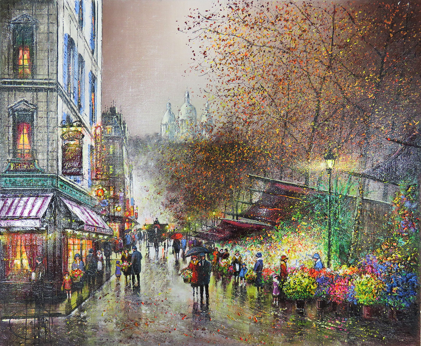 秋のパリ、モンマルトル - Official Website Artist painter