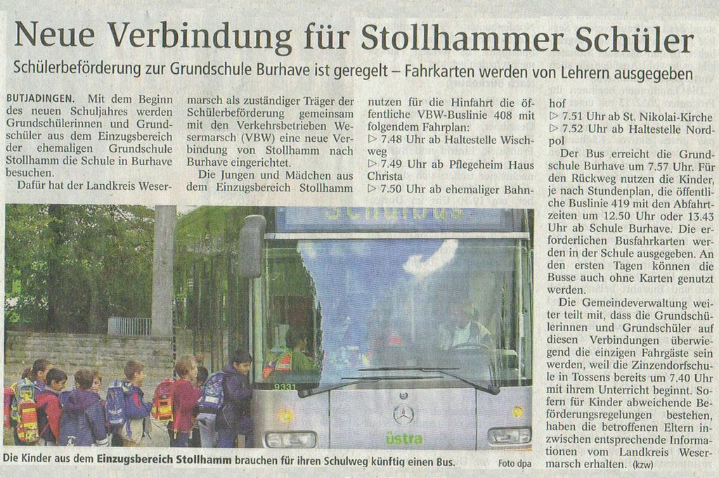 Presse Verkehrsbetriebe Wesermarsch Gmbh