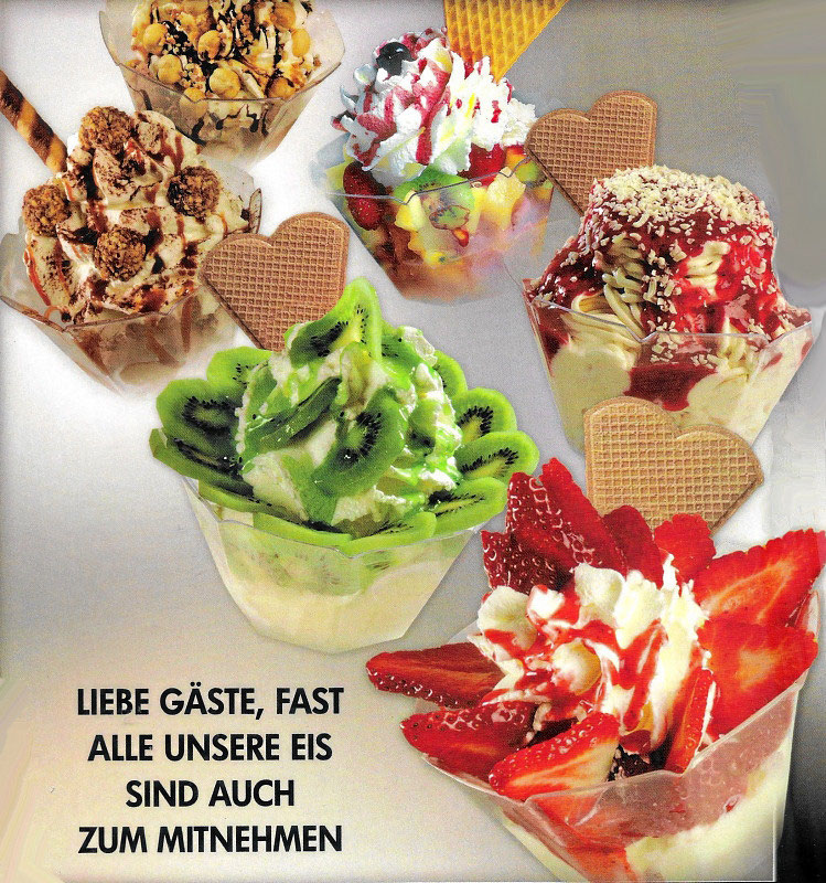 Eis zum Mitnehmen Eiscafe und Cafe in 79618 Rheinfelden Baden