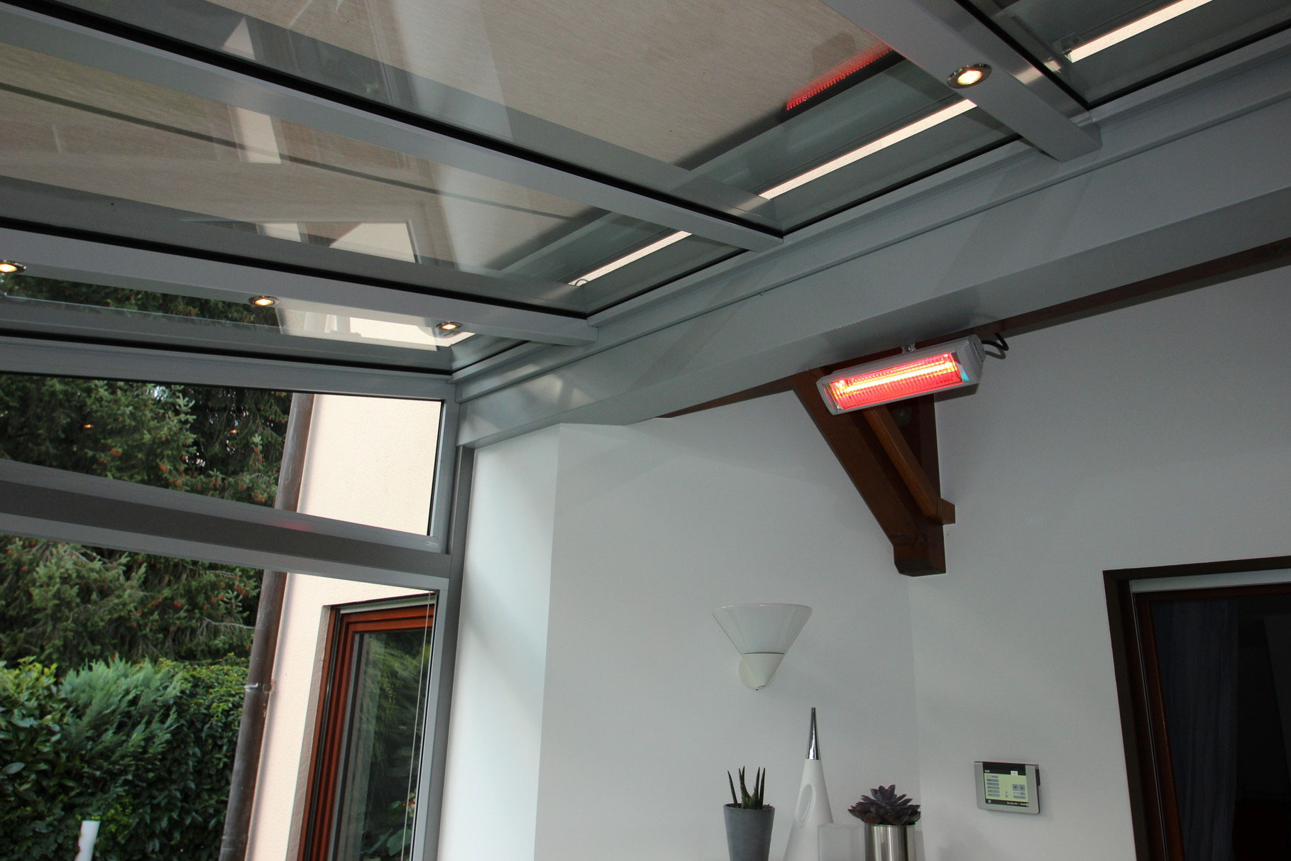 Heizstrahler für Terrassen und Terrassendächer - PAQUET Wintergarten