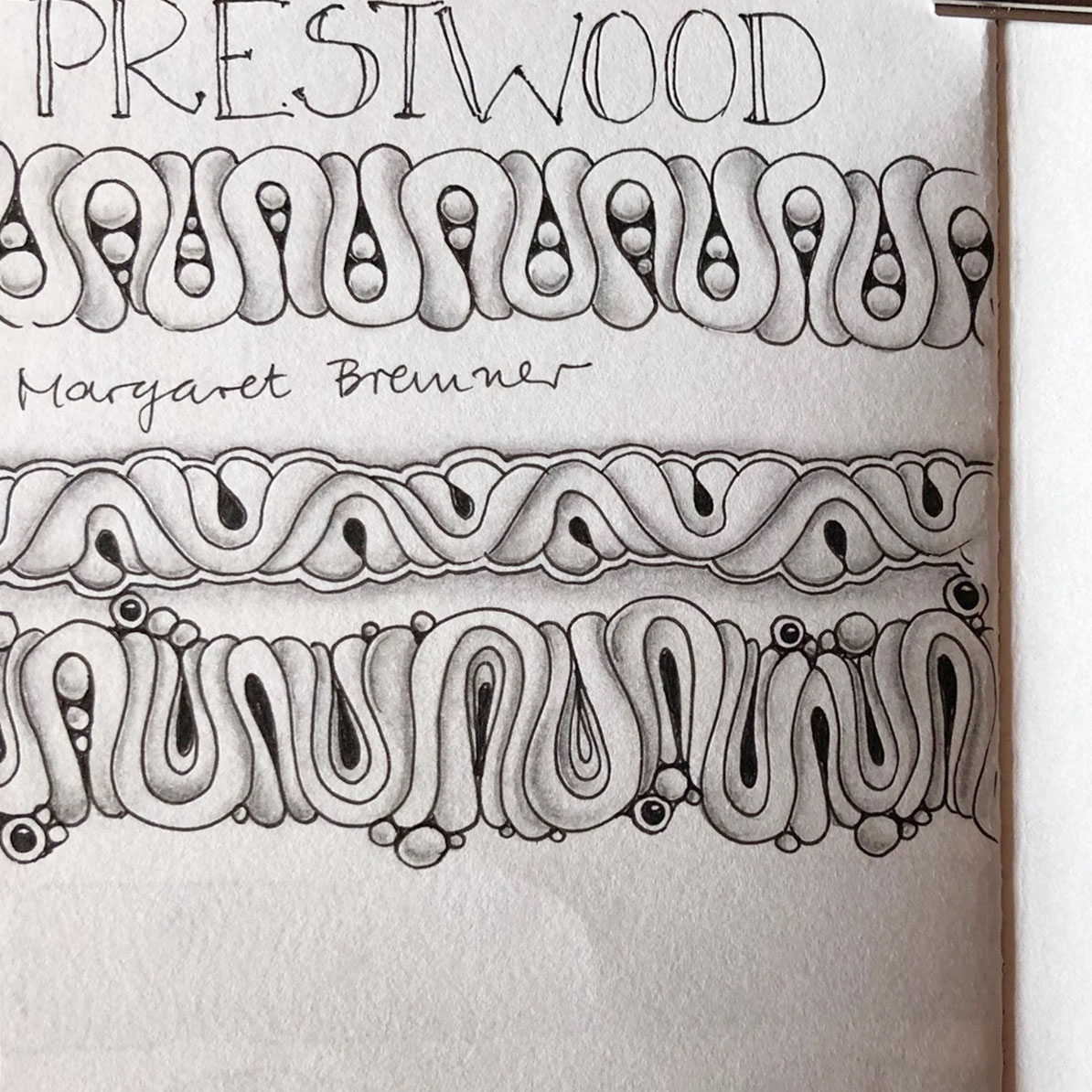 TangleTreff "prestwood vs. oasis" Tanglen im Norden / Zentangle mit