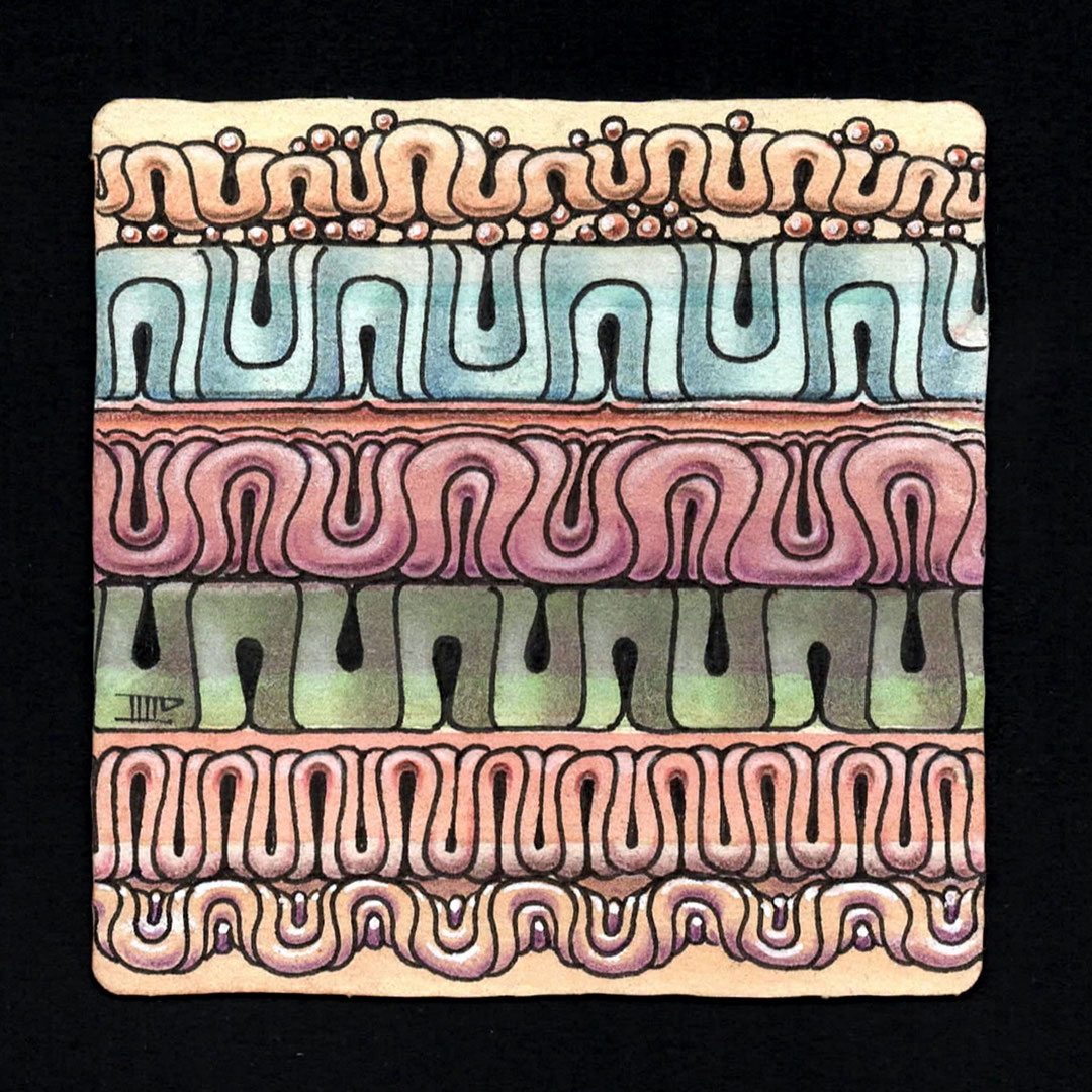 TangleTreff "prestwood vs. oasis" Tanglen im Norden / Zentangle mit