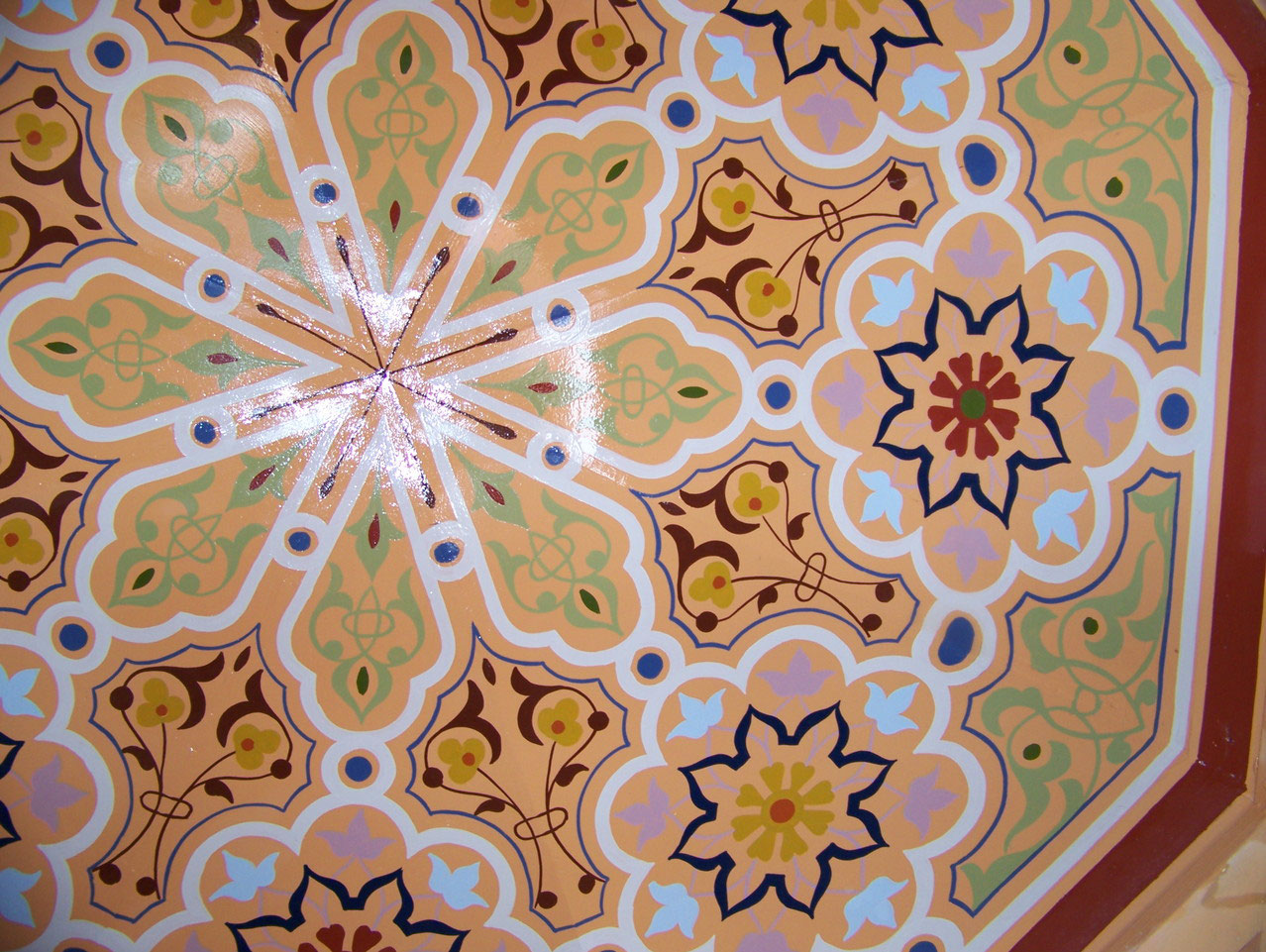 Peinture Sur Bois Traditionnelle Travaux De Rénovation Marrakech