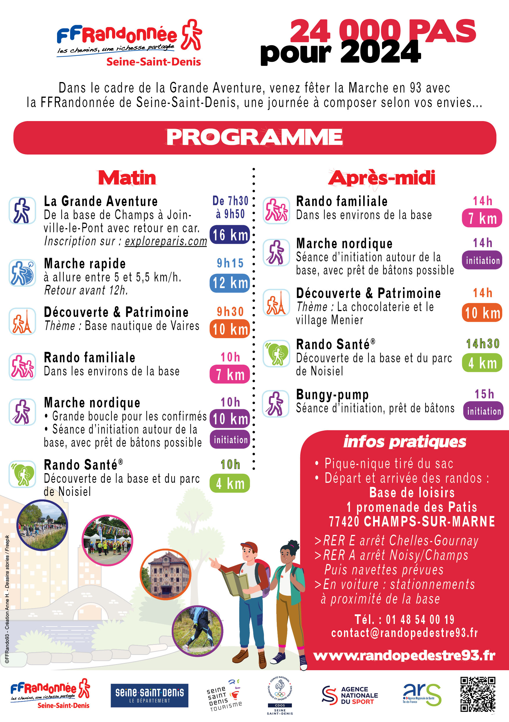  24 000 pas pour 2024 ! Site de rando93