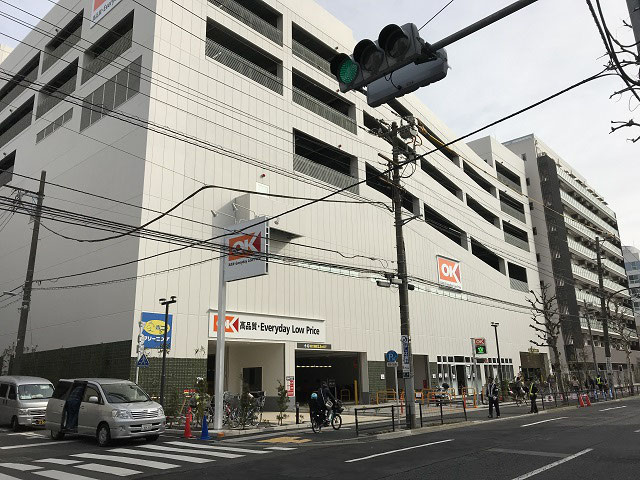 オーケーストア オープンでますます便利に 共用自転車を借りて買い物に行ってみた 選ばれるマンション イニシア千住曙町