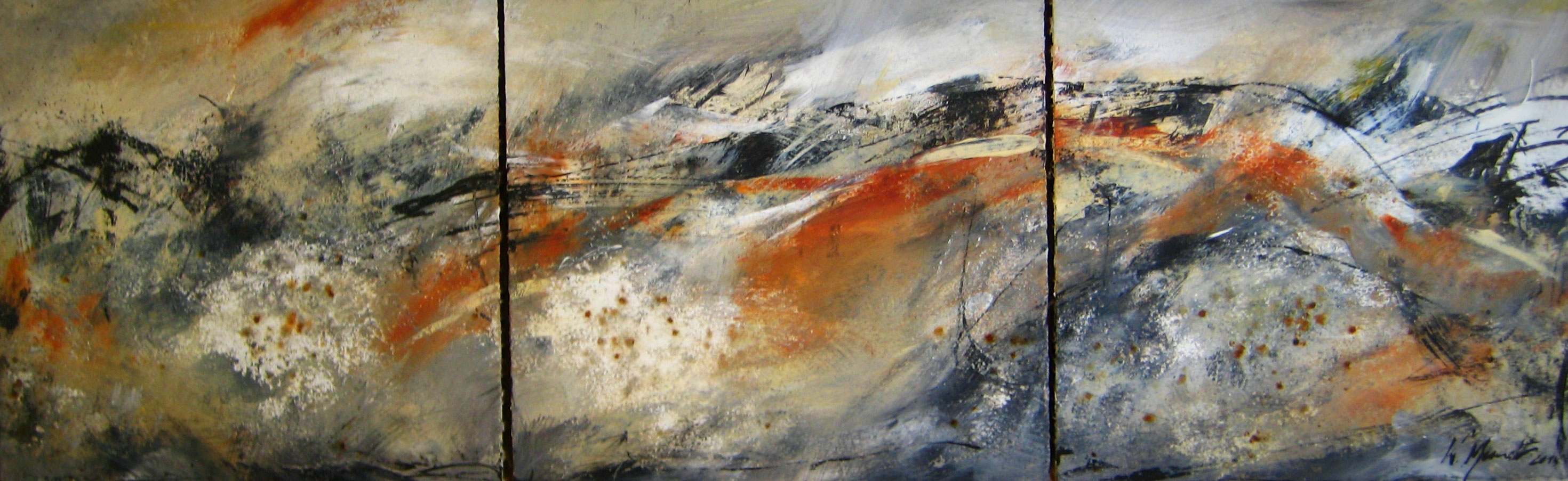 High Speed Art The Flower Gatherer Negative Painting Art