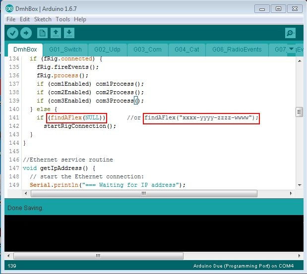 Arduino Firmware - IW7DMH - Ham Radio Station