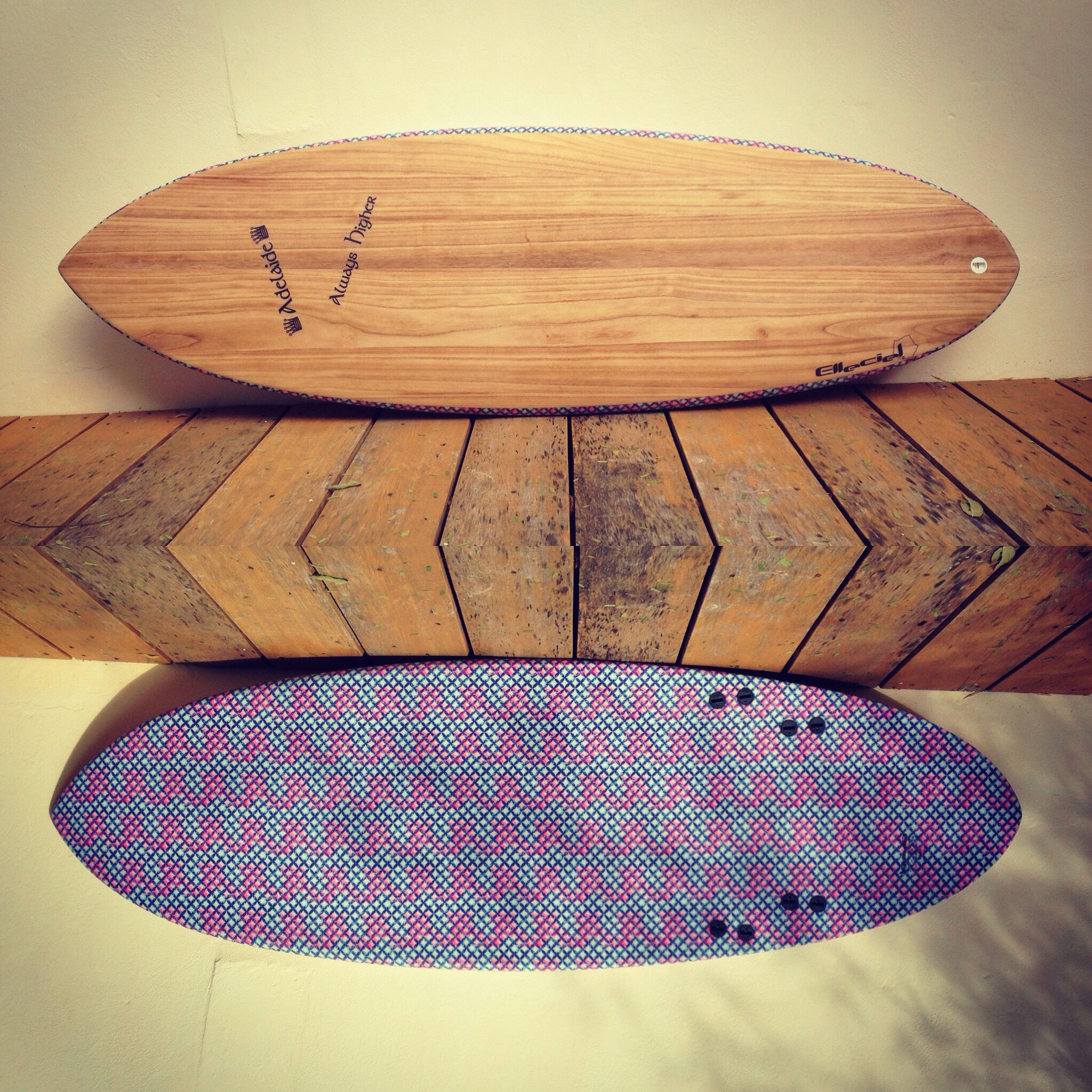 KneeBoards Elleciel Custom WoodEpoxyEPS Surfboards