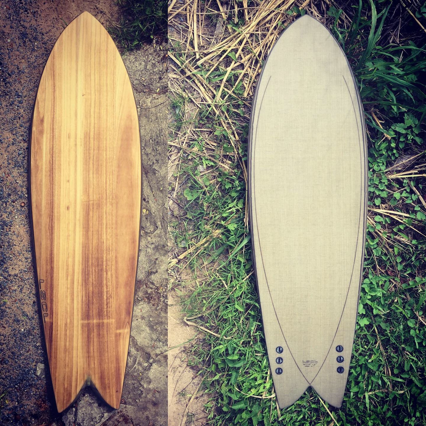Fish - Elleciel Custom Wood-Epoxy-EPS Surfboards