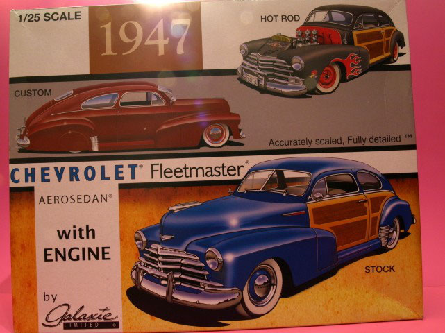 1947-48-49 Chevrolet Fleetmaster Aerosedan Woody 1:25 Galaxie 13012 neu 