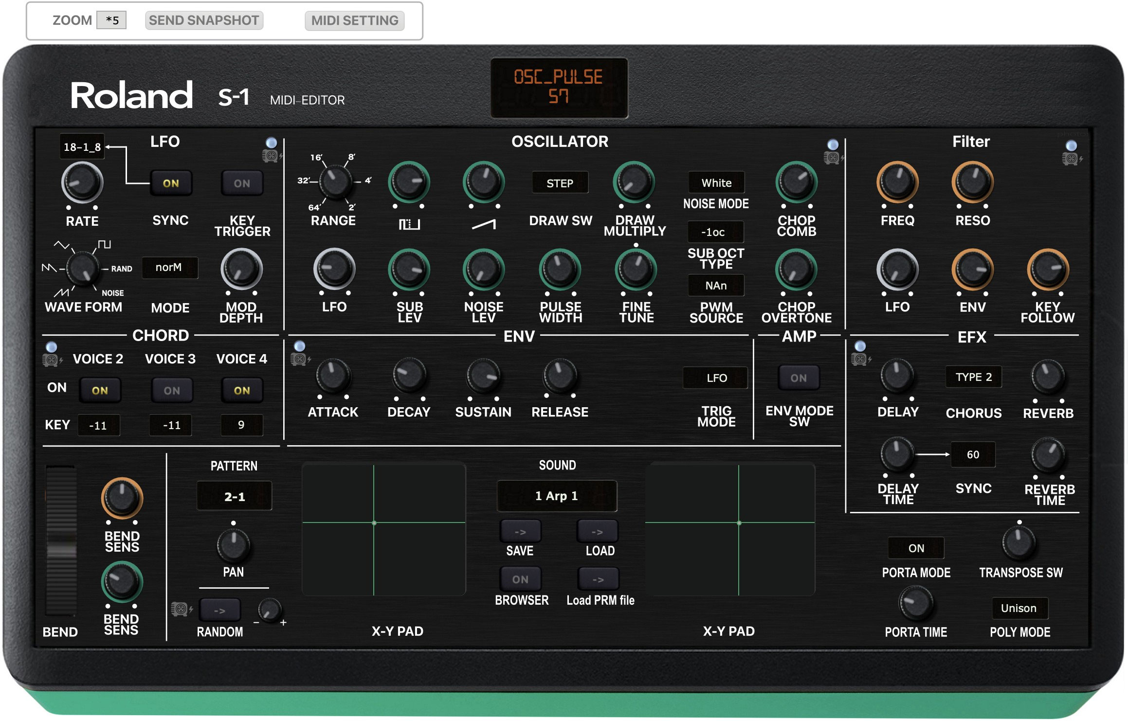 Roland S1 Editor and Soundbank VST and Standalone Roland S1 Editor