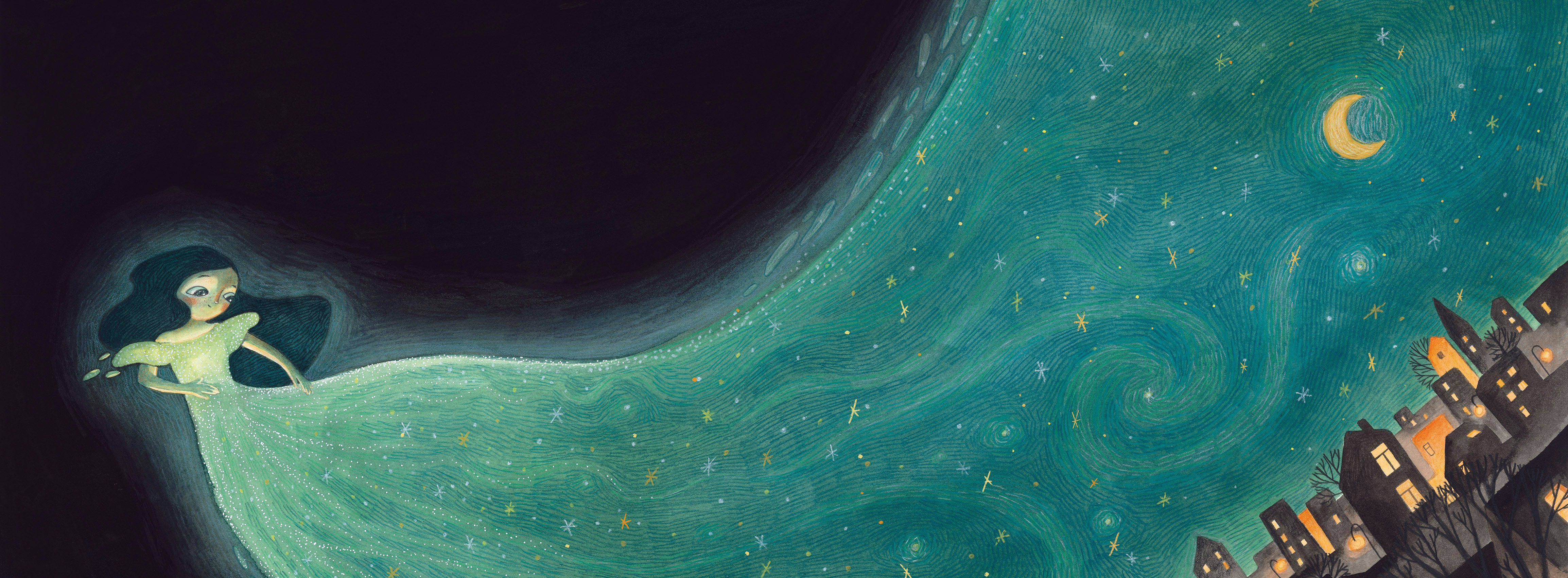 The night dress - Site de Ian De Haes. Albums jeunesse, illustration