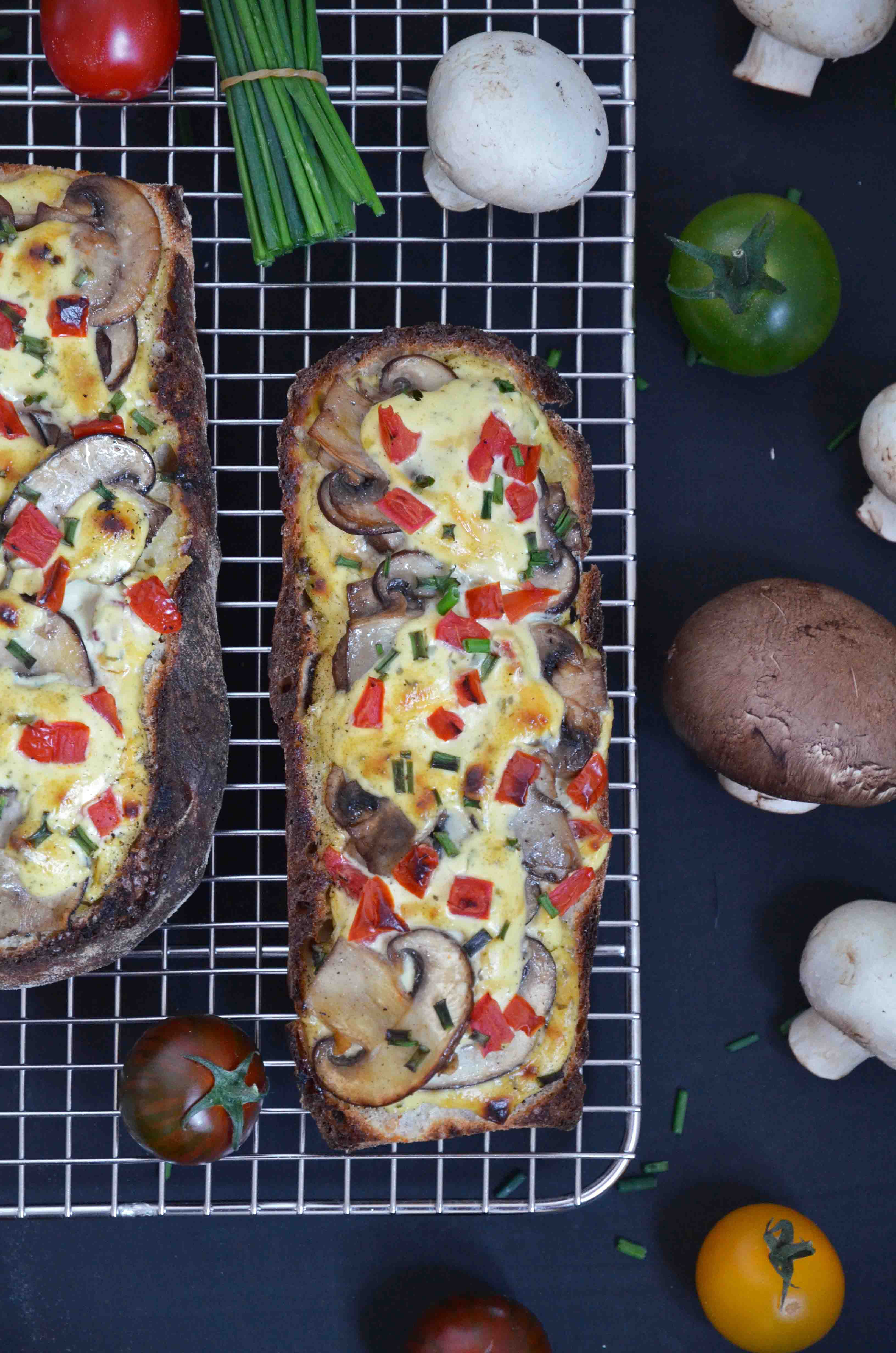 Champignon-Baguette (vegan) - Der vegane Genussblog