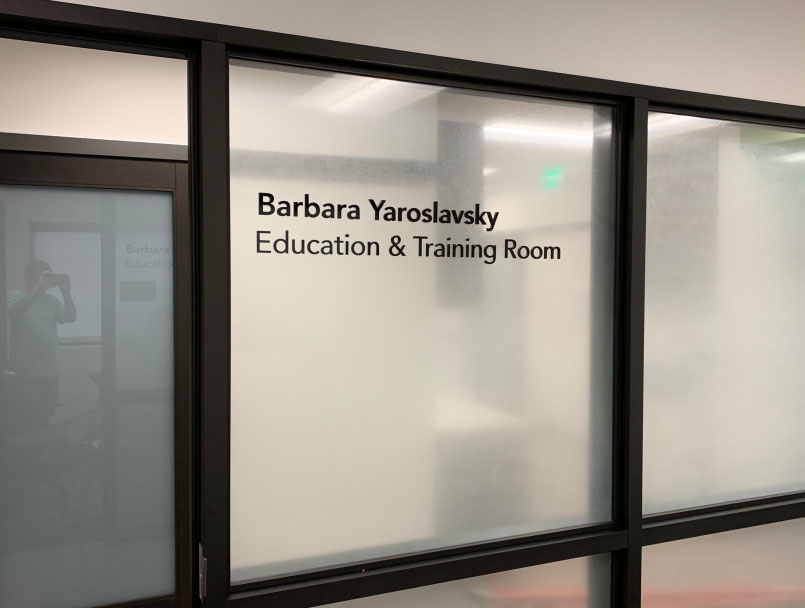 Health Care Privacy Glass Graphics The right Custom Signs Services