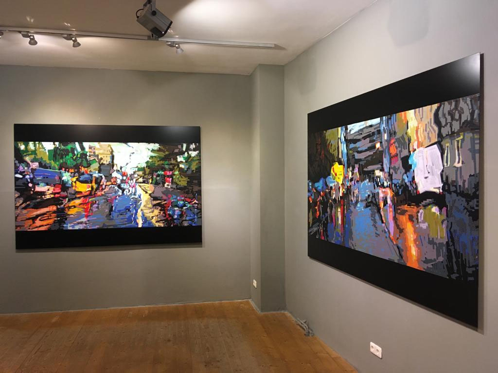 Evi Kupfer // Tape Art Pionierin aus Nürnberg Kunstgalerie raum für zeitgenössische kunst