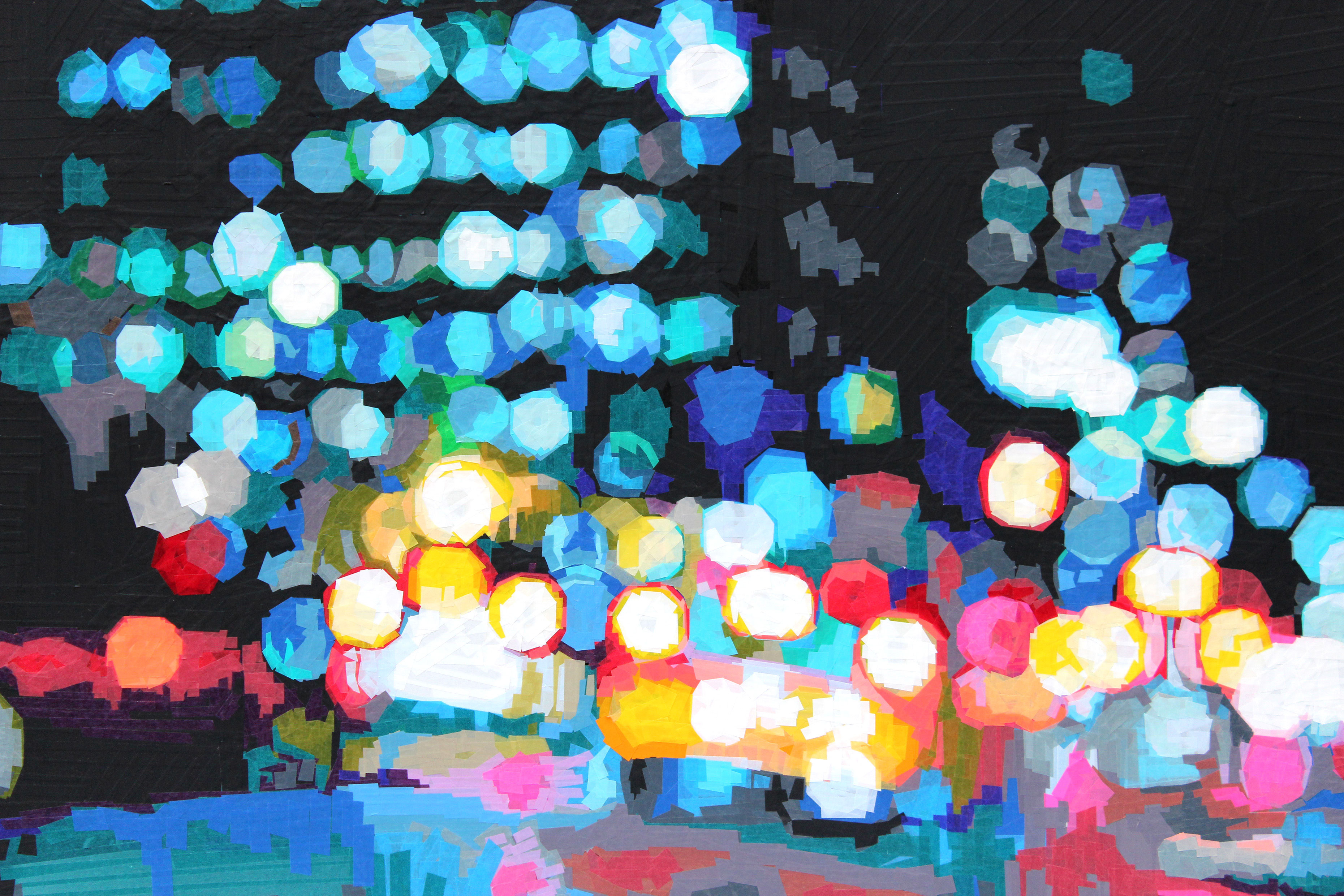 Evi Kupfer // Tape Art Pionierin aus Nürnberg Kunstgalerie raum für zeitgenössische kunst