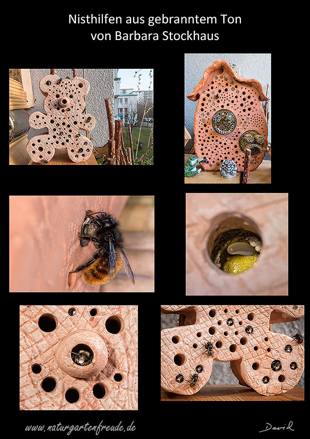 Nisthilfe Aus Gebranntem Ton Wildbienenschutz Im Naturgarten