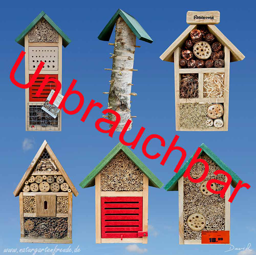 Insektenhotel Insektenhaus Nistkasten Insekten Bienen Bienenhotel Brutplatz NEU