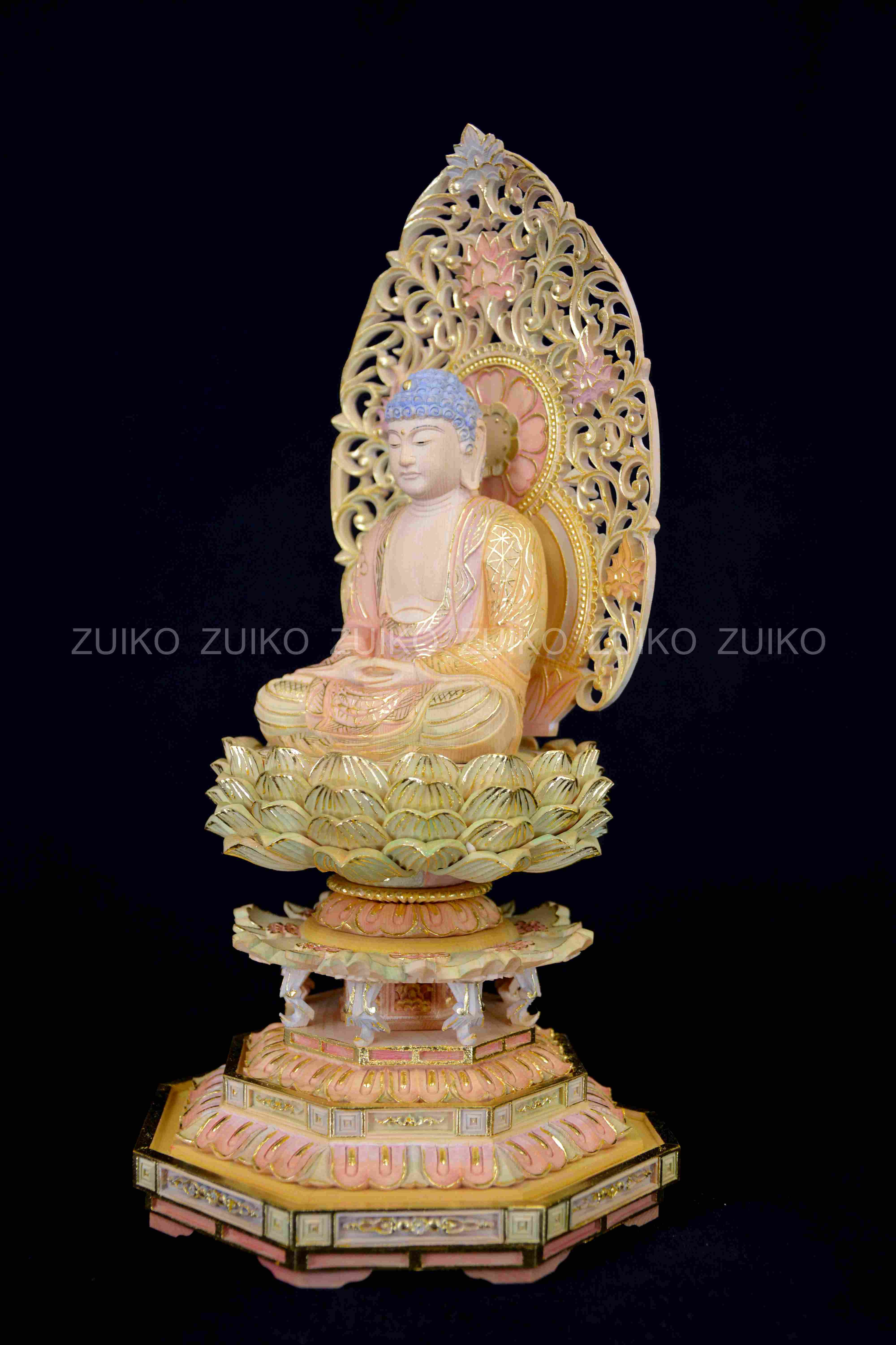 桧 2.5寸 釈迦如来 ＃054 桧 2.5寸 釈迦如来 ＃054