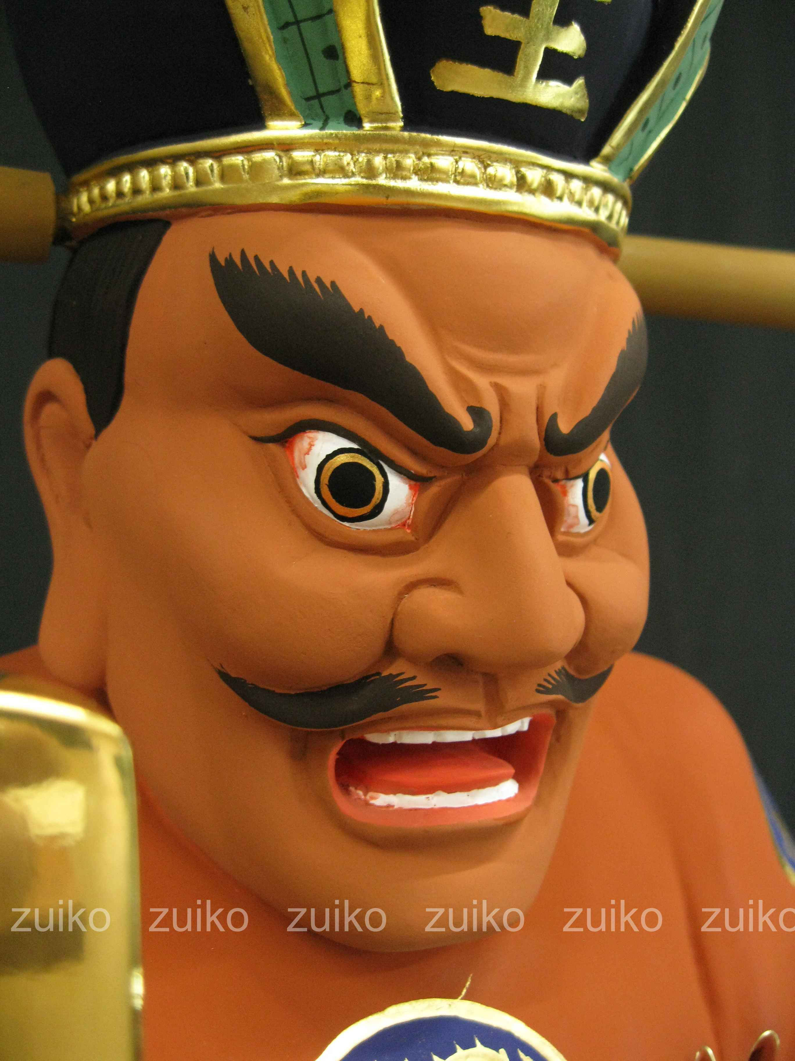 閻魔大王 極彩色 仏高1.3尺 - Web Shop 浄光