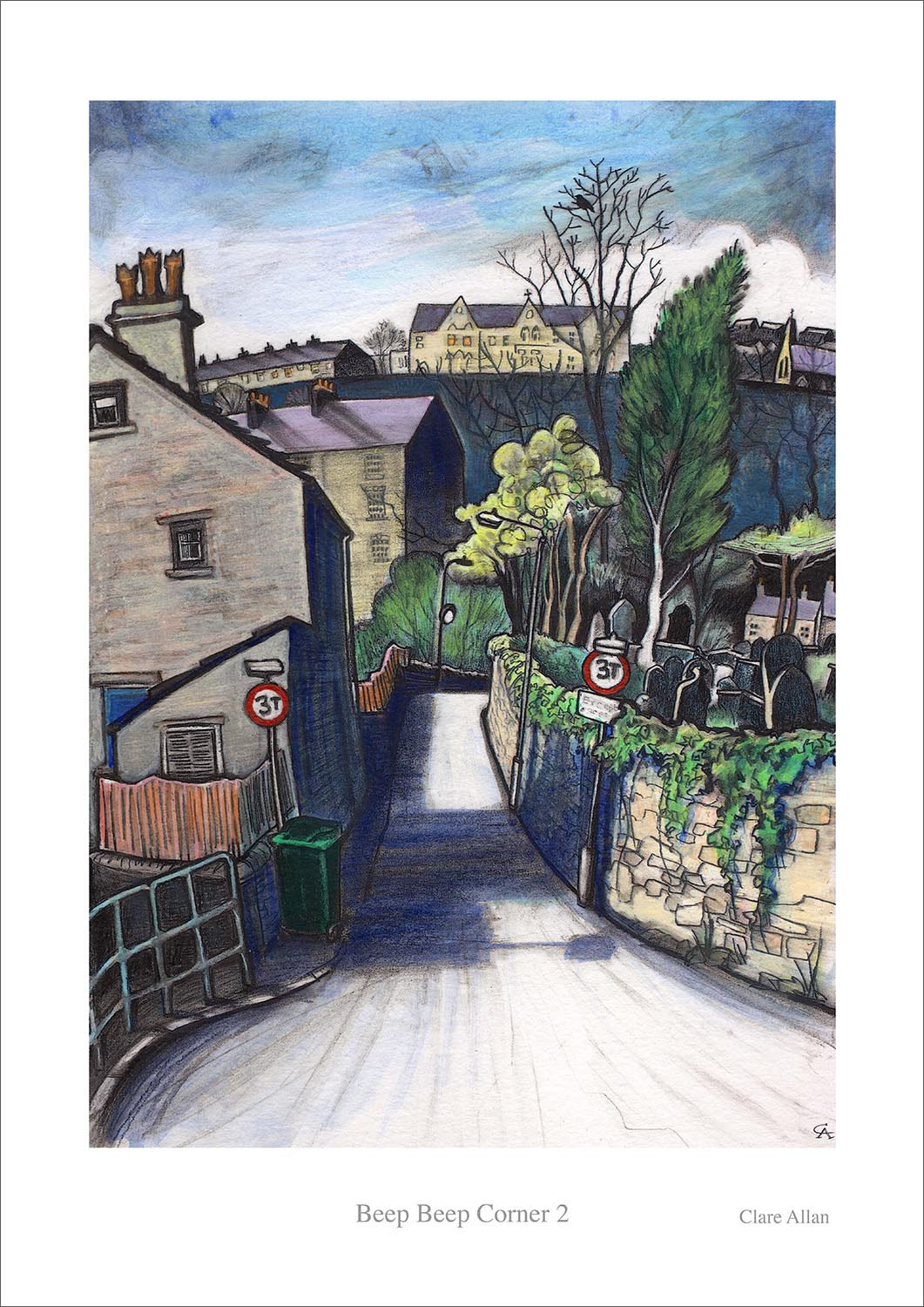 Affordable New Mills Art Poster Clare Allan Art
