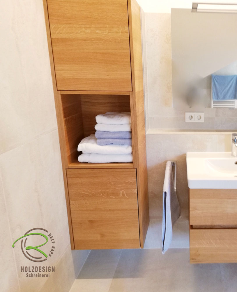 Badmöbel Eiche - Schreinerei - Holzdesign Rapp Geisingen
