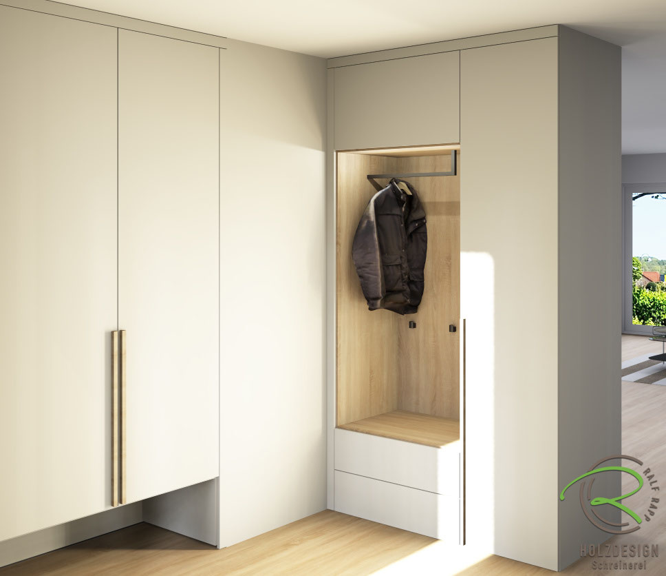Freistehende Garderobe Als Raumteiler