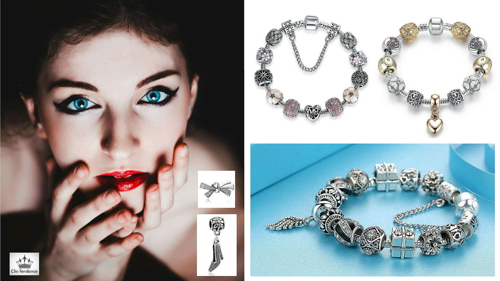 Bracelet Charms Bijou personnalisé pour votre clictendance.fr