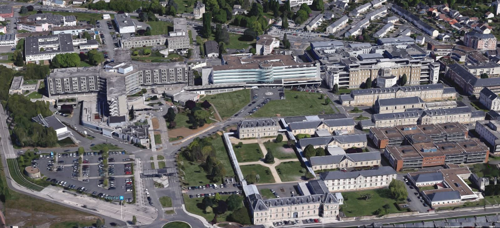 Centre hospitalier avenue Rubillard Patrimoine quartiers