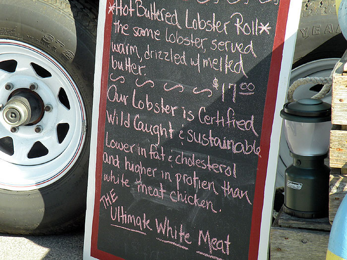 メイン州からやってきたロブスターロールのトラック The Maine Lobster Lady Food Truck Roundup