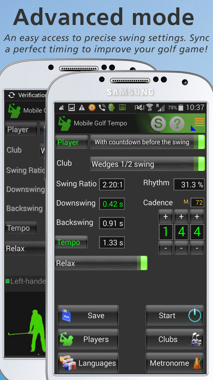 Better Tempo, Rhythm & Timing Mobile Golf Tempo Training App