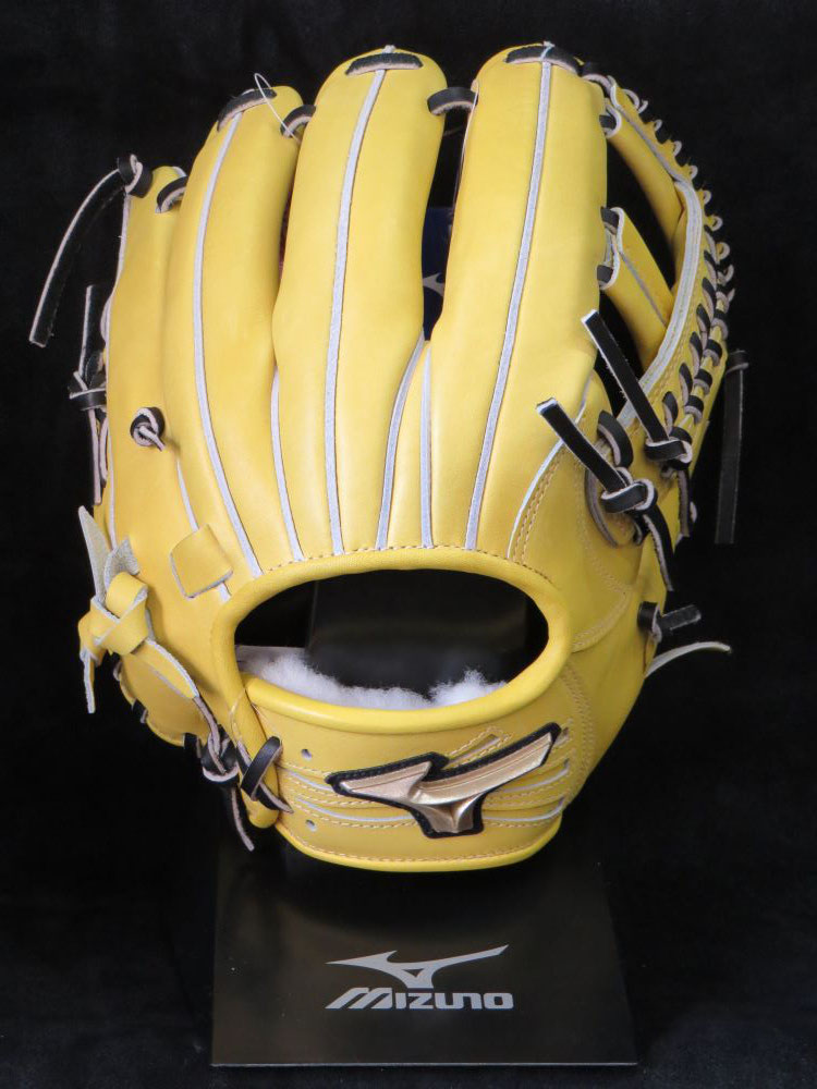 ミズノ　グローバルエリート　硬式　内野手用　イエロー MIZUNO ミズノ 硬式 限定 グローブ 内野手用 グローバルエリート