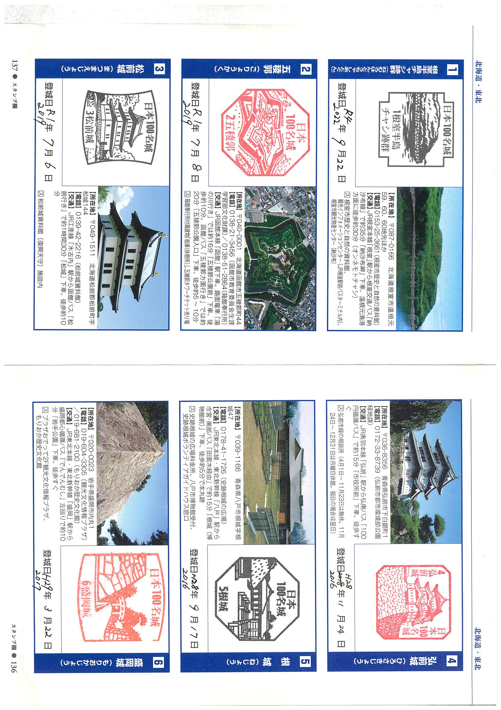 日本100名城巡りと地形地図 全国史跡巡りと地形地図