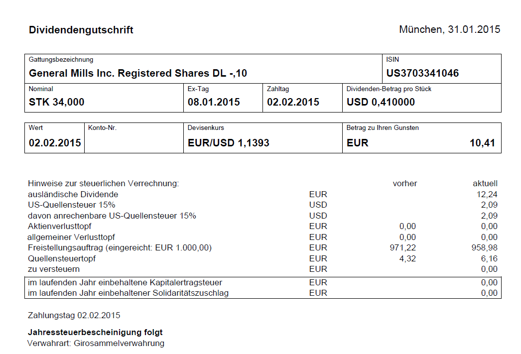 Die Besteuerung von Dividenden - Rente mit Dividende