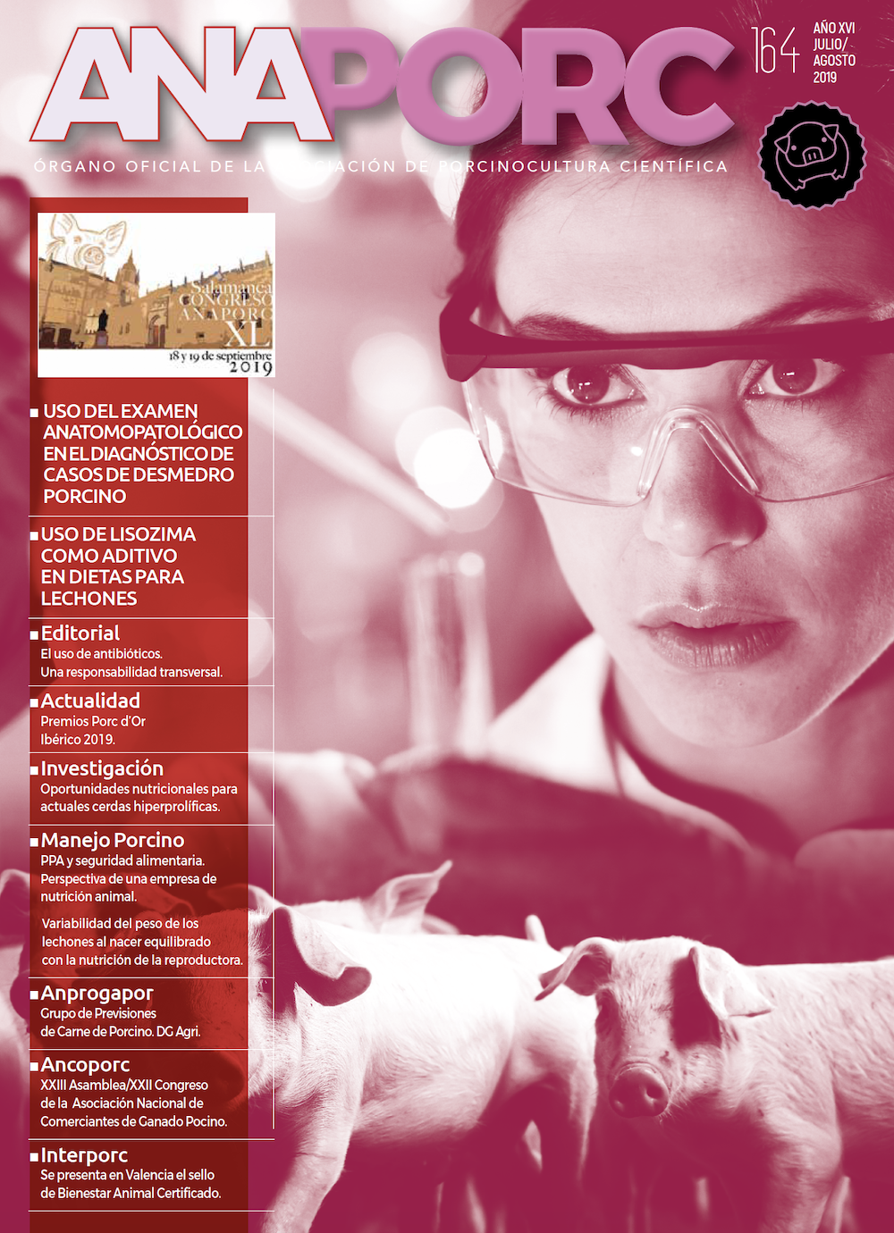 Secciones de nuestra revista ANAPORC