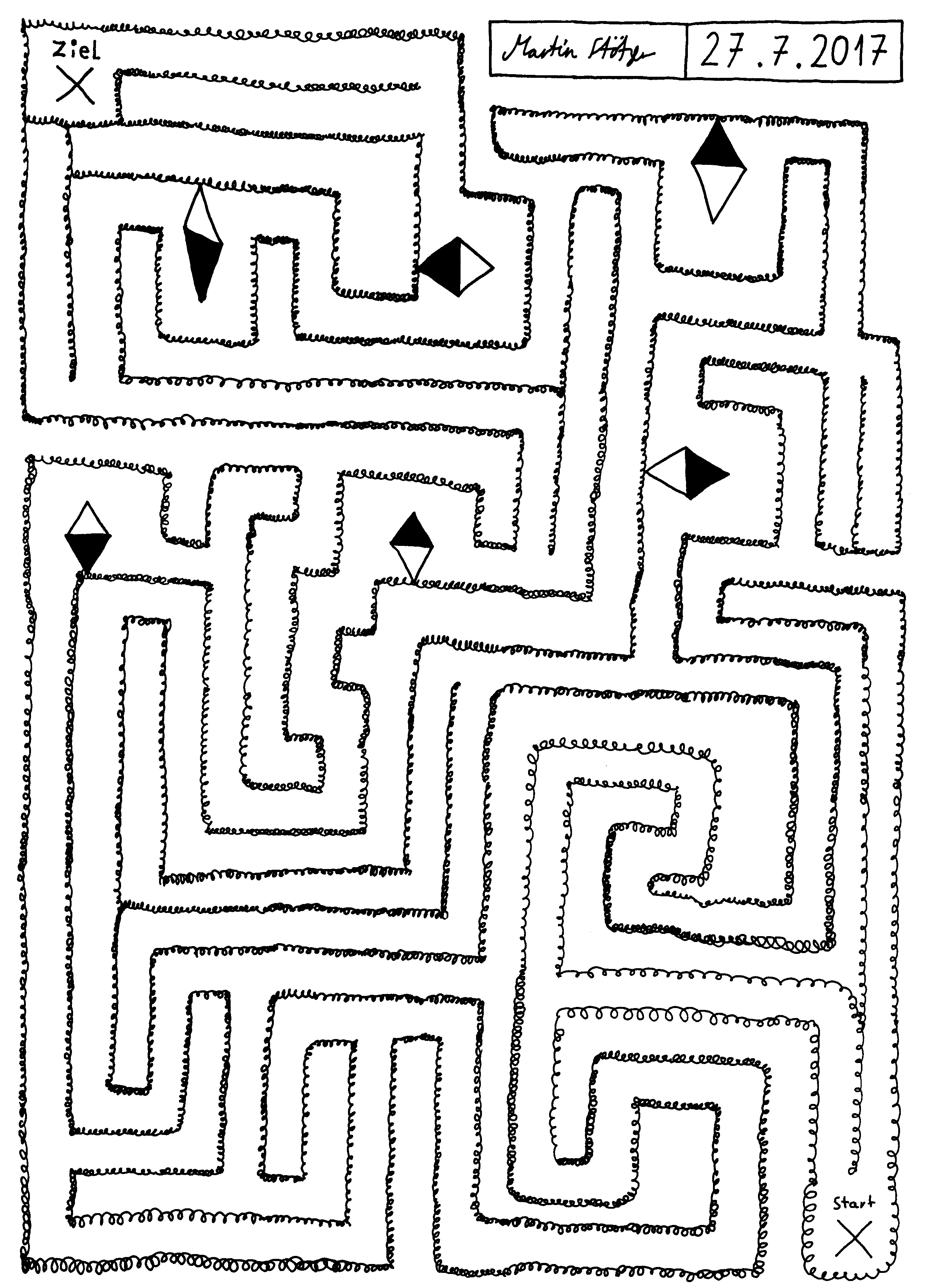 Labyrinth [Zum Einstieg (5) ! ] martinslabyrinthes Webseite!
