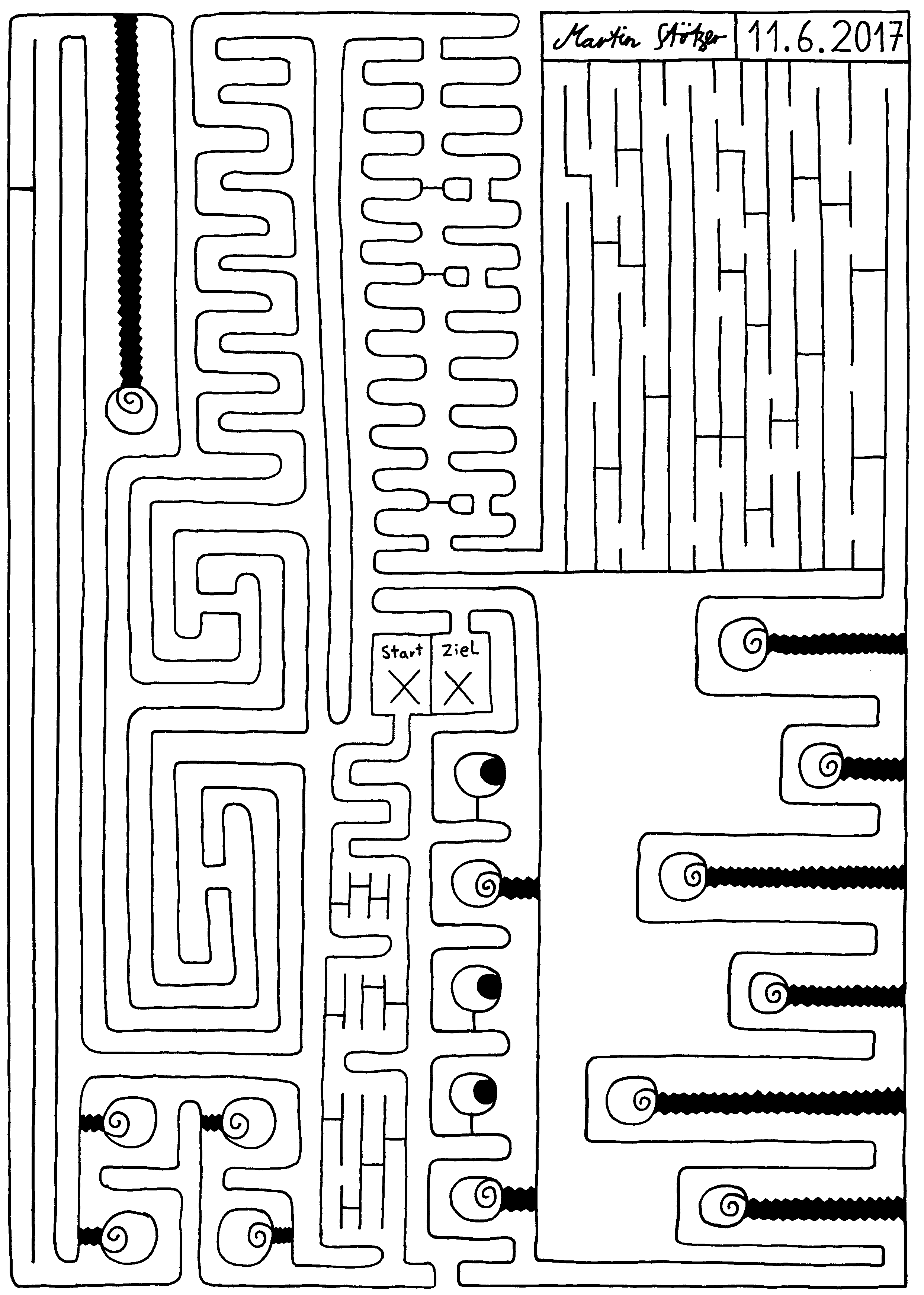 Labyrinth [Zum Einstieg (5) ! ] martinslabyrinthes Webseite!