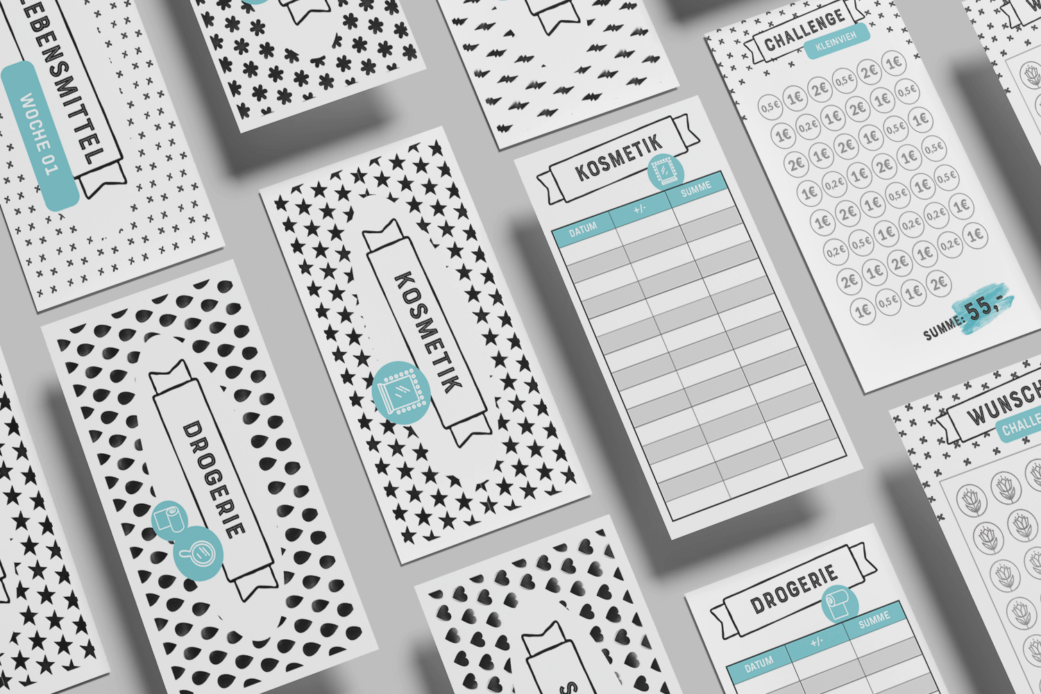 Umschlagmethode Starter Set - Ordnung im Alltag