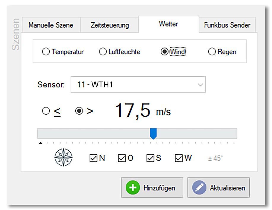 WTH1 Windsensor inkl. Temperatur und Luftfeuchte jbmedia