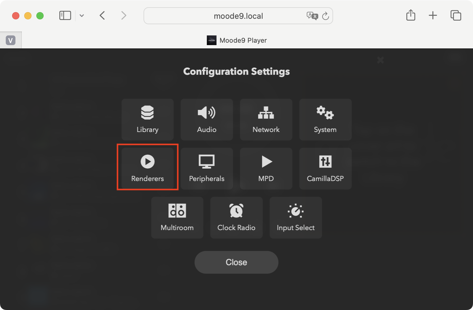 Moodeのインストールと設定 Open Audio Lab