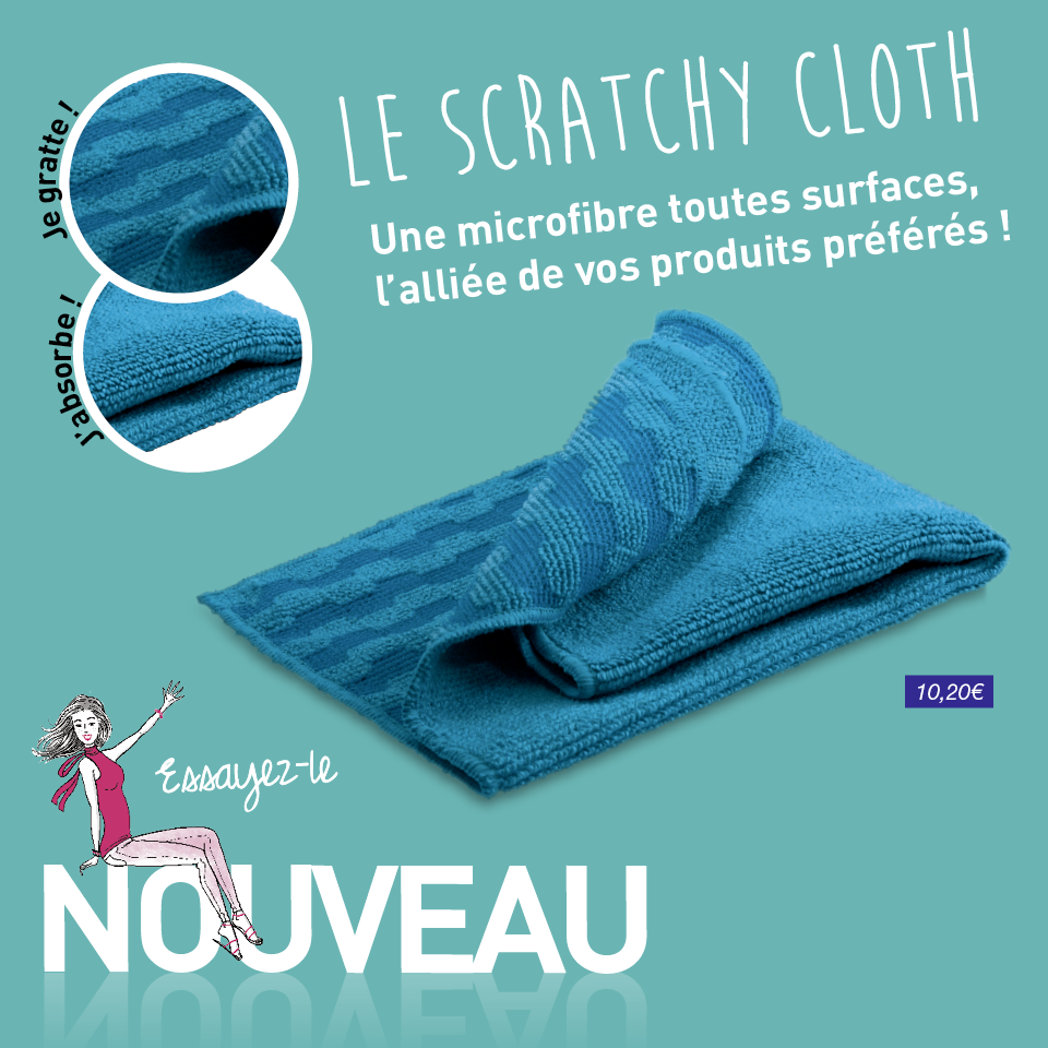 La Nouvelle Microfibre Scratchy Cloth Stanhome Kiotis