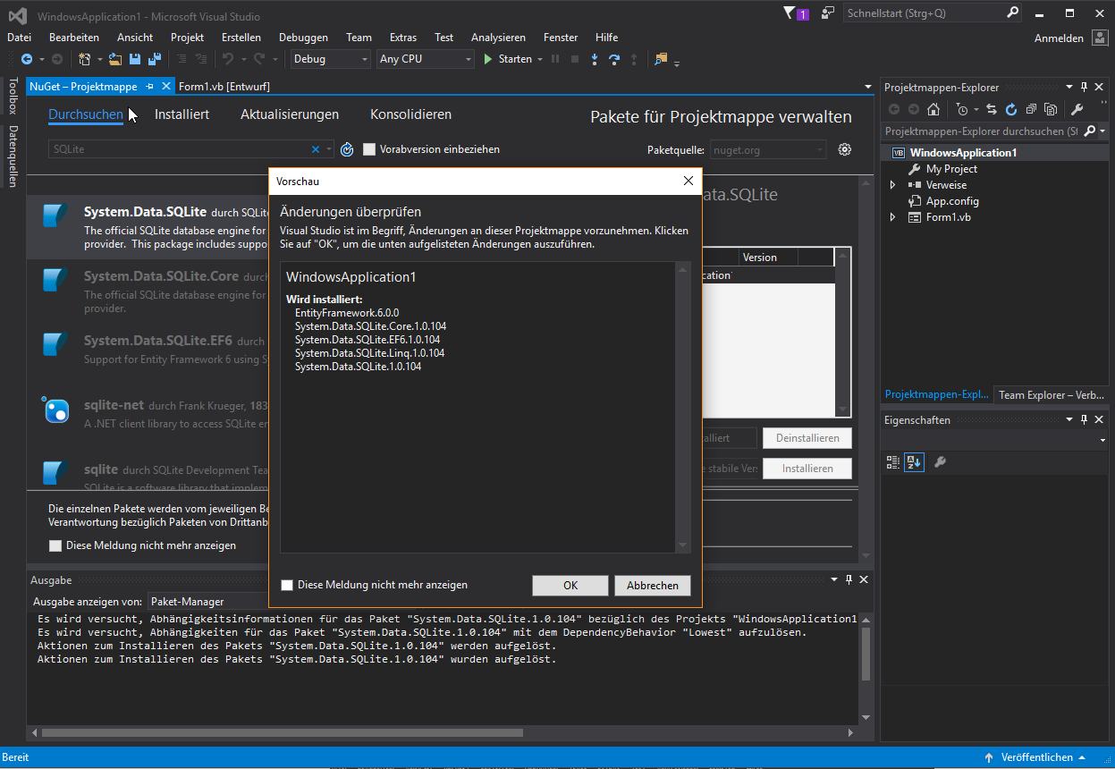 SQLite Datenbank In VB Erstellen Und Nutzen Das Kwoxt Sqlite datenbank in vb erstellen und nutzen das kwoxt