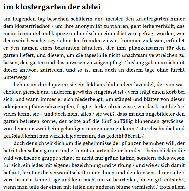 Kleinschreibung in deutschen Texten - Teuderun