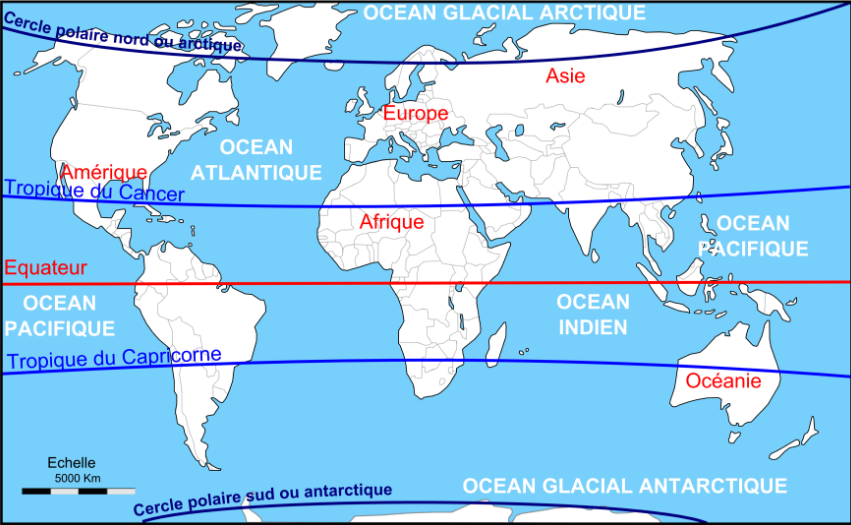 Carte Du Monde Avec Les Lignes Imaginaires 6e3 se préparer à la Géo – Le Blog de Monsieur Pénin-Rémy