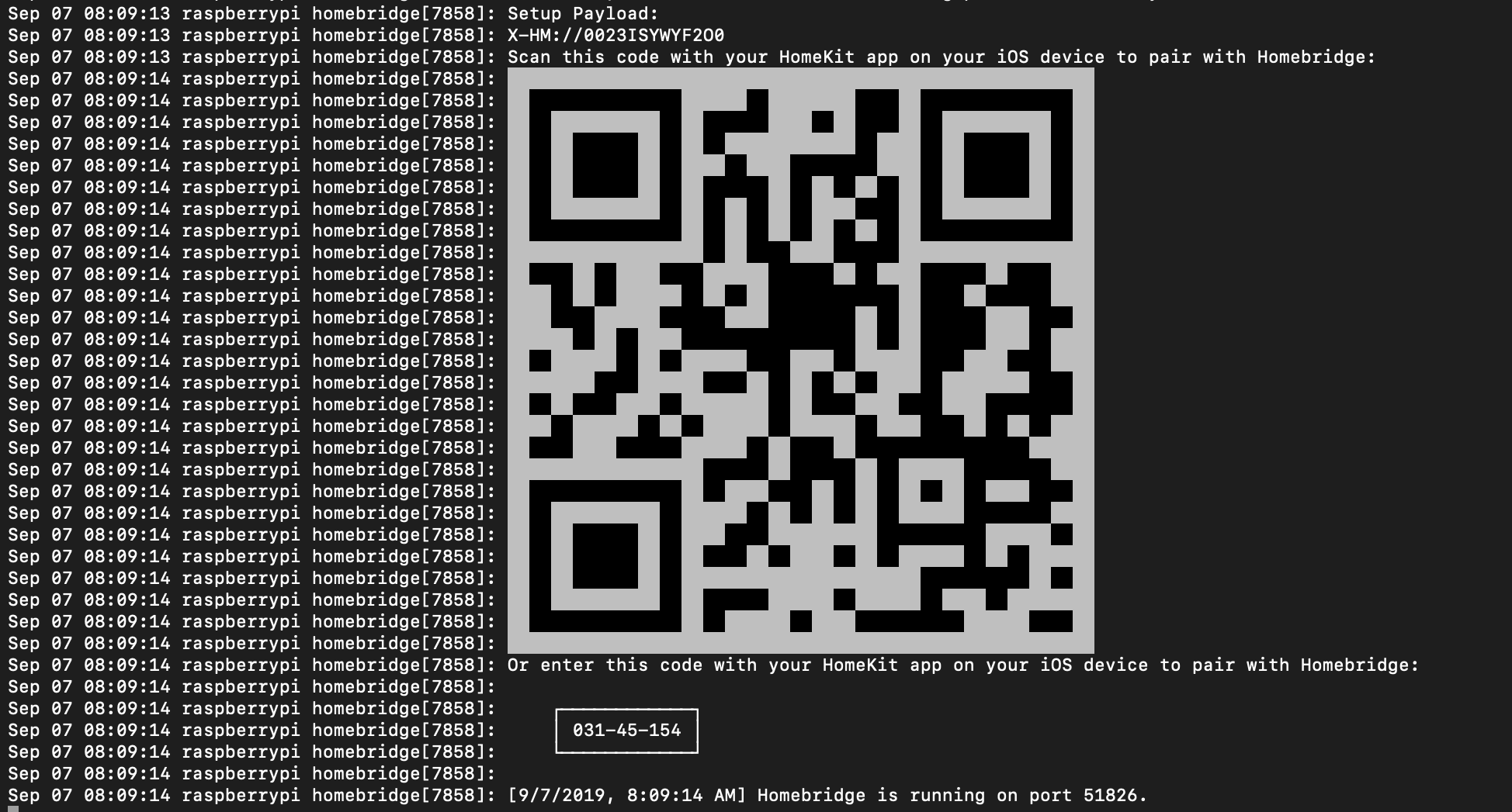Anleitung Homebridge auf dem Raspberry Pi zeitvogels seite!