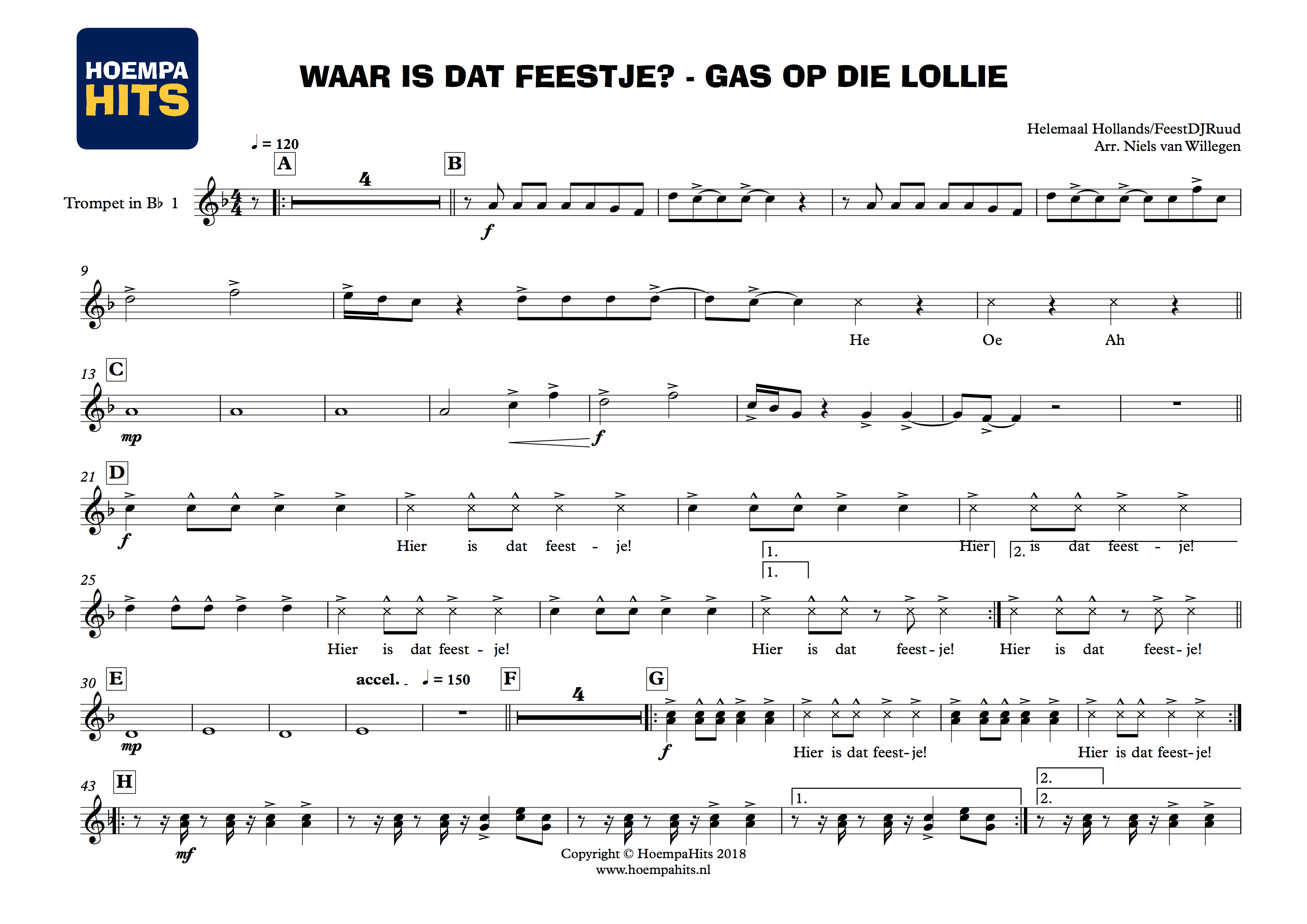 Waar is dat feestje? Gas op die lollie Blaasarrangementen van hoempahits! Waar is dat feestje? Gas op die lollie Blaasarrangementen van hoempahits!