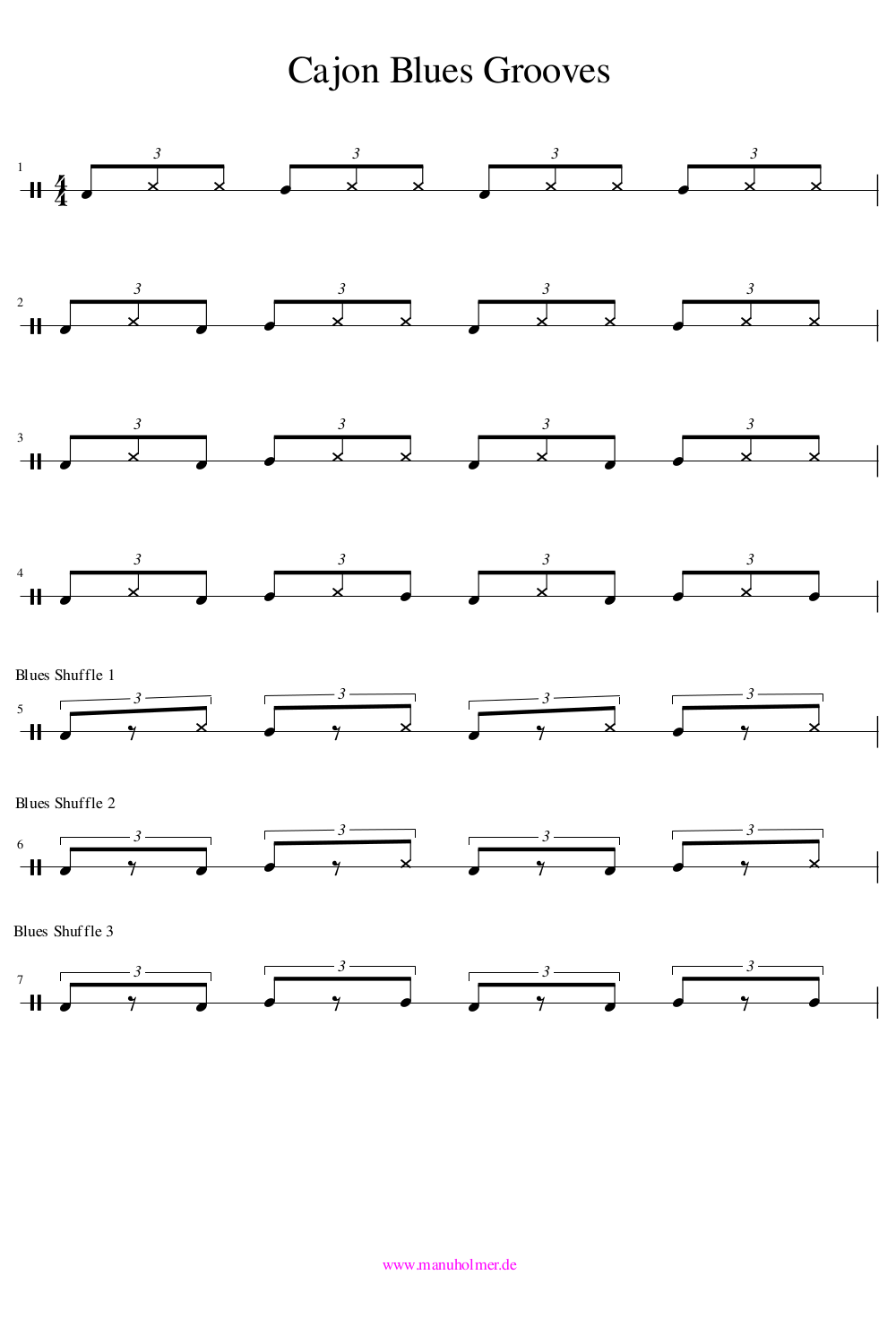Den Blues auf der Cajon spielen Tipps für Anfänger*innen Manu