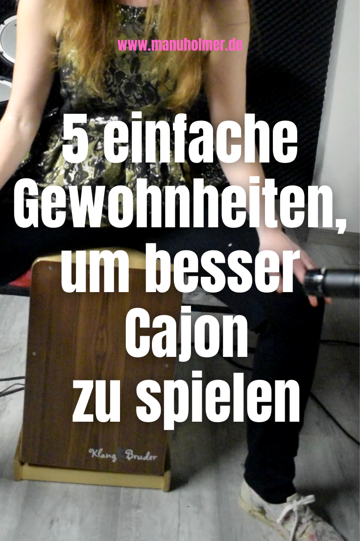 Cajon und Klavier darum wirst Du die Kombination lieben Manu Holmer
