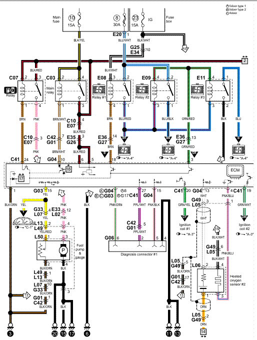 SUZUKI Swift Wiring Diagrams - Car Electrical Wiring Diagram